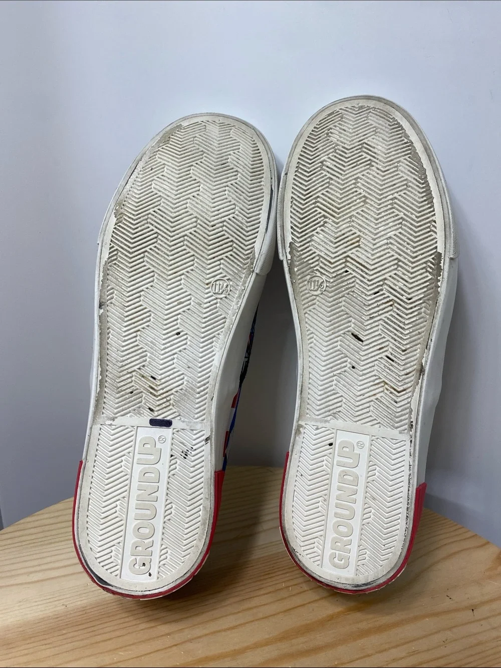 Ground Up Marvel Comics Graphic Print Unisex Slip On Sneakers Men’s Size 11.5
